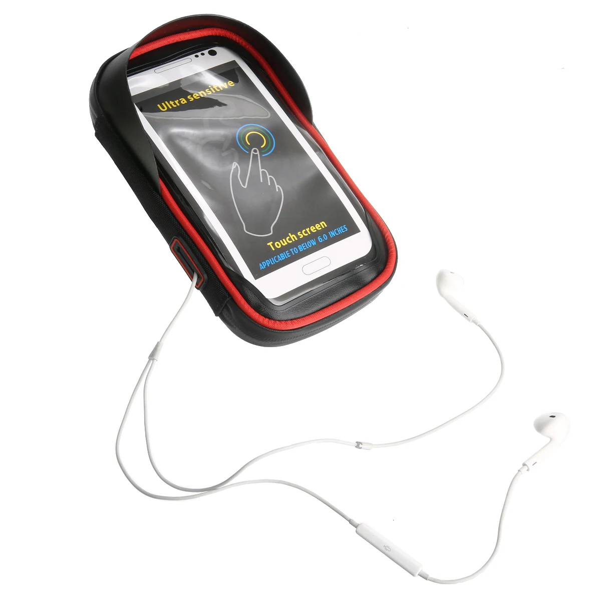 

2 in 1 Bike Bicycle Motorcycle Holder With Waterproof Case Bag Handlebar Mount Phone Holders Stand For i-Phone Samsung GPS