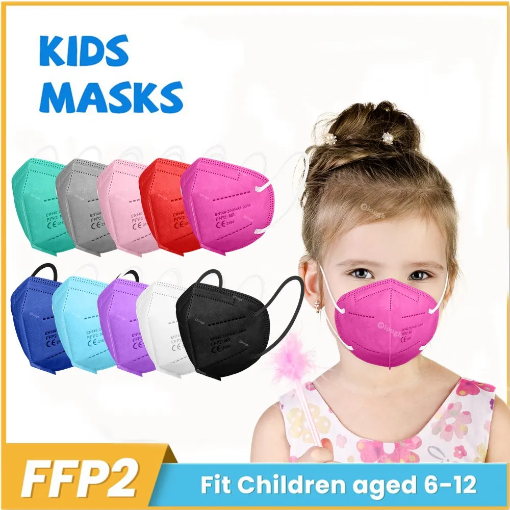 Mascarillas FPP2 Niños Homologada 9-12 Years KN95 Masks Children FFP 2  5layers Mascarilla FFP2 Infantil FFP2Mask Kids - AliExpress
