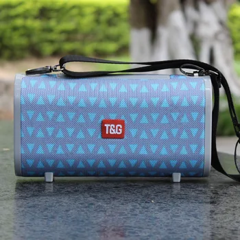 

Outdoor Wireless Bluetooth Speaker Portable Speaker Support FM Radio TF Card Waterproof Strap with Subwoofer Column Speaker