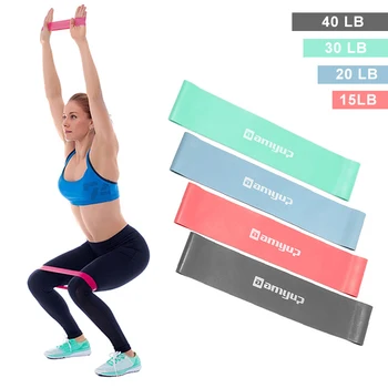 

Yoga Resistance Rubber Bands Training Fitness Exercise Resistance Bands Pilates Sport Elastic Bands Crossfit Workout Equipment