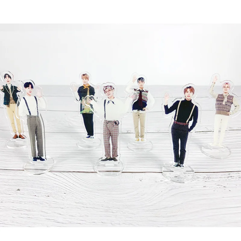 

Kpop bangtan boys picture stand on the table FESTA concert kpop bangtan boys good quality Acrylic transparent photo stand