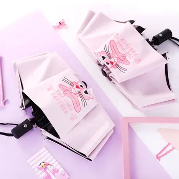 

Cartoon Animals Umbrella Manual / Auto Female Folding Hipster Parasol Sunscreen UV Protection Creative Sunny And Rainy Dual