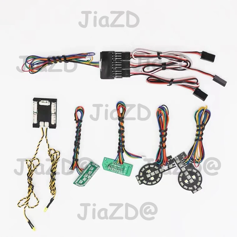 

LED Light System Front & Rear Lamp Group for Traxxas TRX4 2021 Bronco 1/10 RC Crawler Car Turn Signals Brake Lights