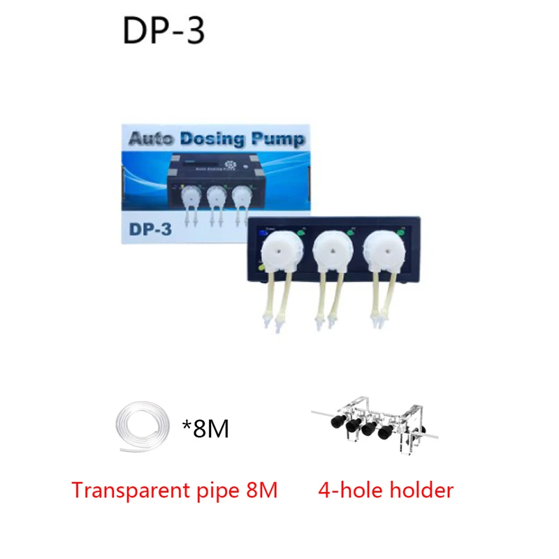 JEBAO DP2 DP3 DP4 DOSER2.4 DOSER3.4 коралловый Цилиндр автоматический титровальный насос перистальтический насос автоматическое дозирование добавленного времени насоса - Цвет: DP-3 Accessories