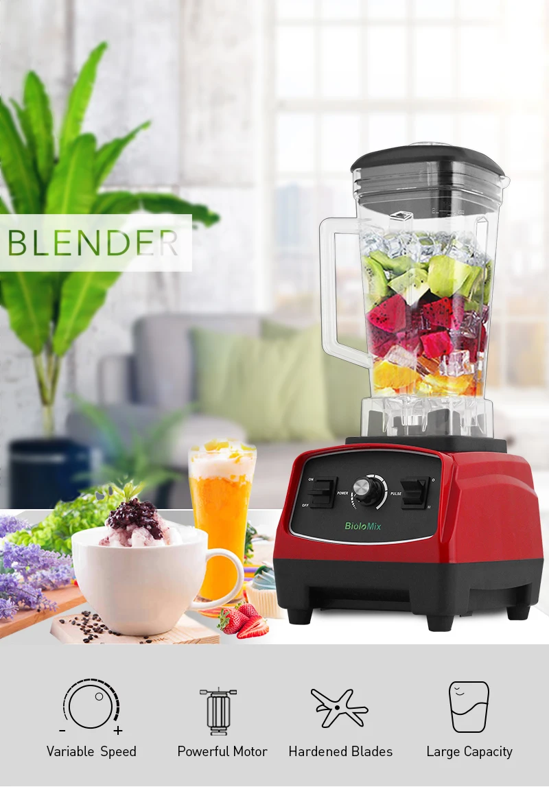 5 Core 2000W Personal Blender for Shakes, Smoothies, Food Prep