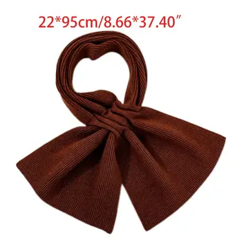 

Cross Solid Color Long Student Scarf Fashion Wild Men and Women Warm Scarves 517D