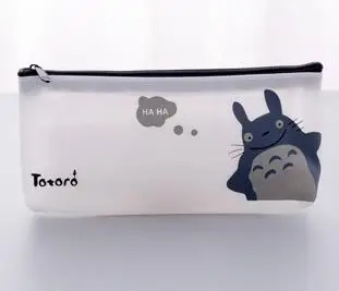 1 шт. Kawaii из японского аниме Тоторо Пенал силиконовый большой емкости канцелярские принадлежности, пеналы для карандашей мешочек подарки для школы и офиса - Цвет: 2
