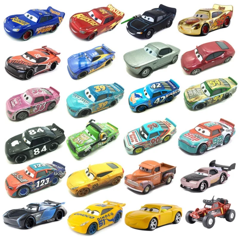 

Disney Pixar Racing 2 3 Golden Thunder McQueen handsome ATV 1:55 alloy car · Storm Ramirez Entertainment Children's Entertainmen