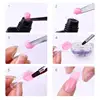 UR SUGAR 15ml Milky Jelly White Pink Extension Gel Set Nail Tips Glitter Hard Gel Semi Permanent Soak Off Nail Art Manicure Kit 6