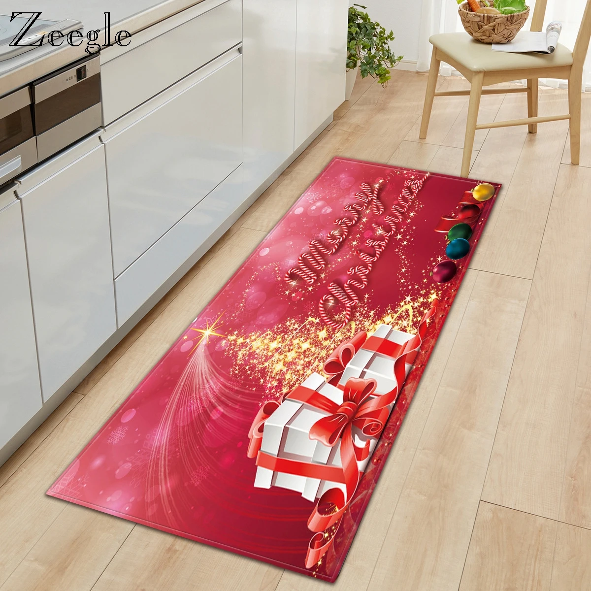 Zeegle ковер с рисунком для украшения гостиной Нескользящая кухонная спальня влагопоглащающая поверхность коврик для ног открытый современный коврик