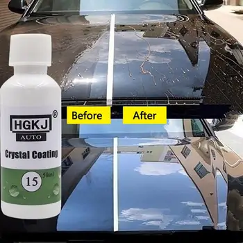

HGKJ-15 50ml Car Plating Crystal Surface Nano Crystal Coating 9H Crystal Coating Waterproof Agent Auto Maintenance Accessories