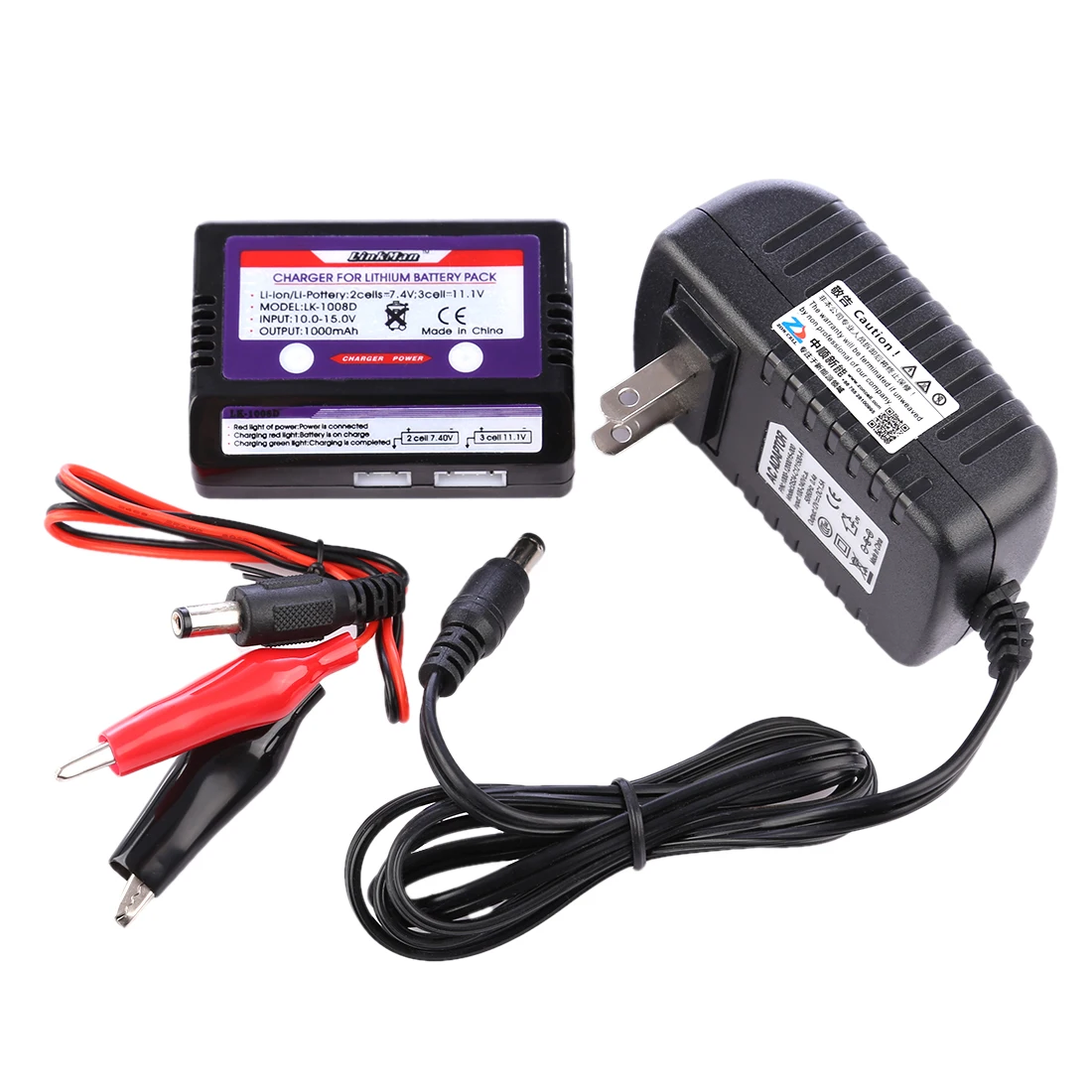 7,4 V/11,1 V 1000mAh интеллектуальное зарядное устройство для 7,4 V/11,1 V литиевая батарея