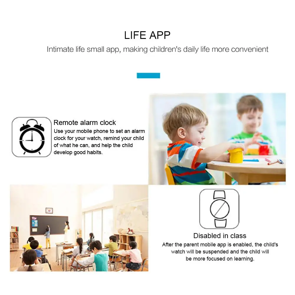 Q13 Touch Screen Children's Watch IP67 Waterproof Sports Wristband SOS GPS Positioning Smart Bracelet With Camera Alarm Clock