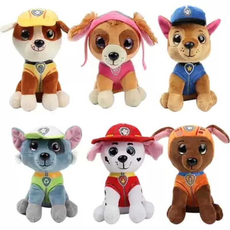 

22CM paw patrol dog skein plush doll anime children toy action figure plush doll model plush toy and stuffed animal cartoon