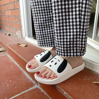 

Women Slides 2020 Summer Cartoon Cute Dog Ladies Slippers Indoor flat House Shoes outdoor Flip Flops Soft Girl Home Slippers