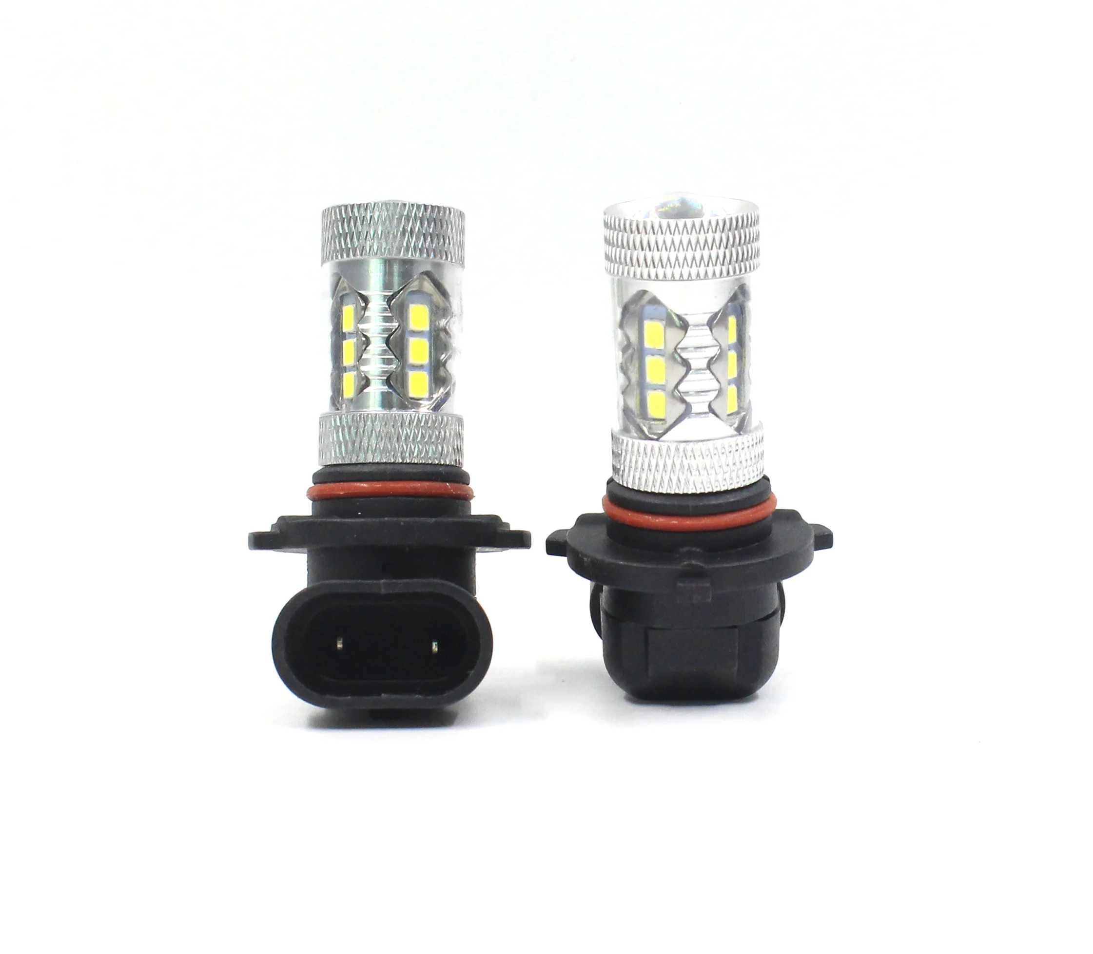 2X автомобиля мощные Автомобильные фары лампы 9005/9006 H10 80 Вт 16smd светодиодный туман светильник 12V 6500K белый светодиодный лампы