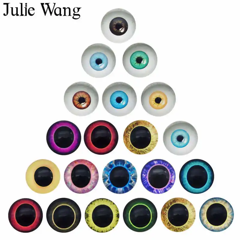 Julie Wang 6 30 мм в паре глаза Дракона фотоэлемент круглые зрачки стеклянные