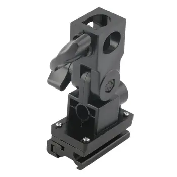 

FU-SOB Universal B Type Multifunction Holder LED Flashlight Umbrella Holder Swivel Light Stand Bracket for Camera Plastic ACEHE