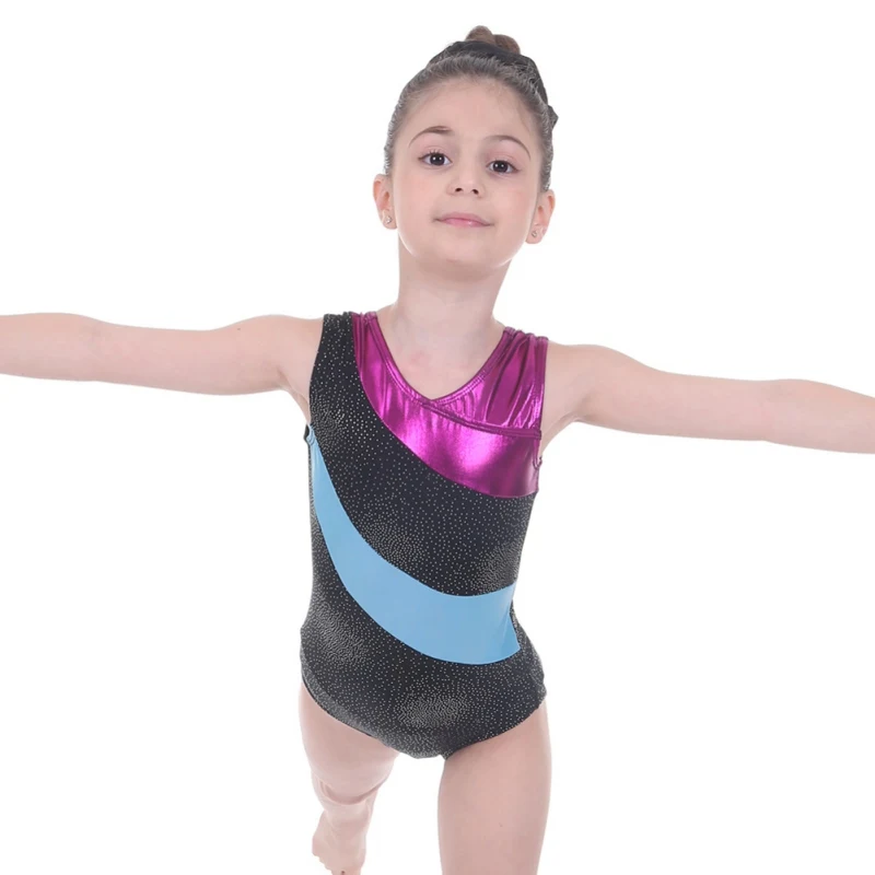 

Girl Ballet Gymnastics Tights One-piece Practice Suit Sleeveless Dance Suit Dance Wear