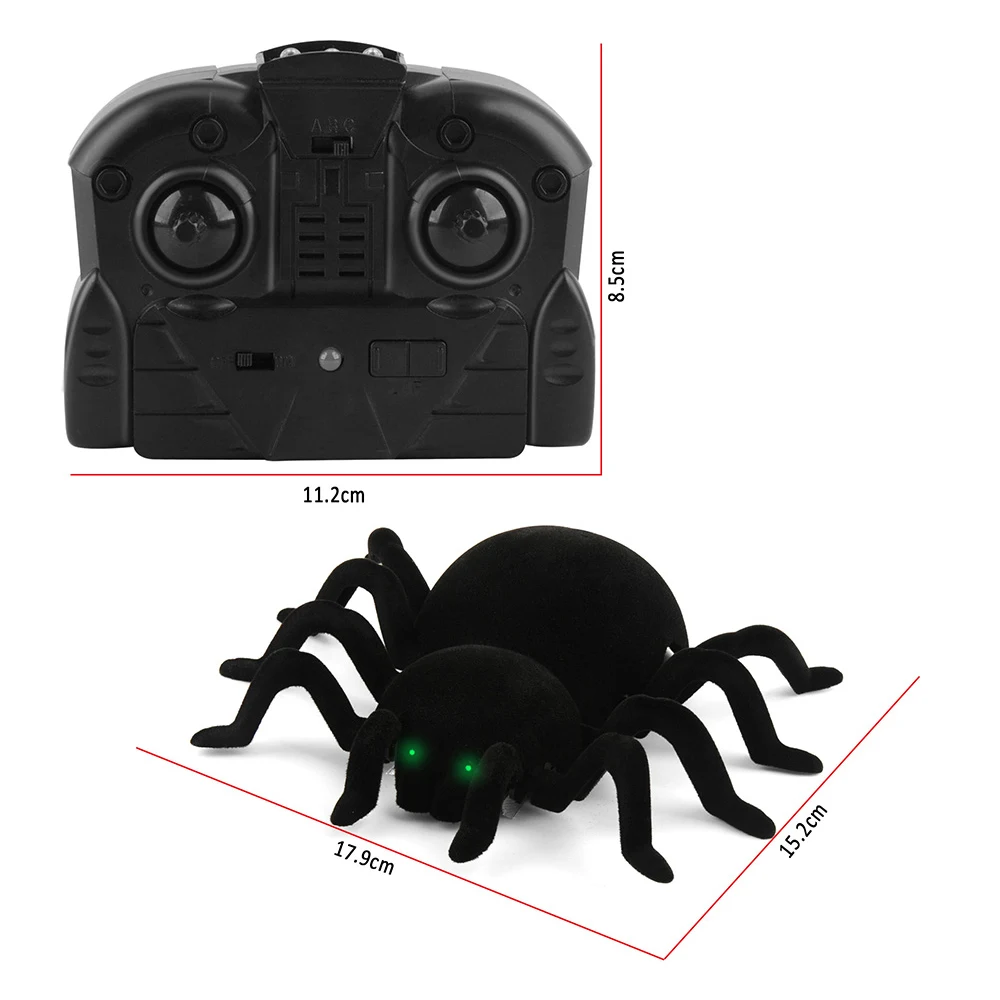 

RC Animals Spider remote control toy Infrared Kid Gift Simulation Furry Electronic electronic Climbing on the wall tarantula