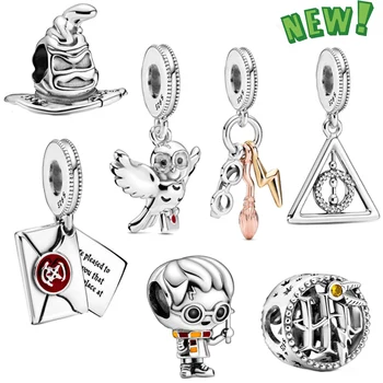 

2020 New Potter Collection Charms Beads fit Original Pandora Charm Bracelet for DIY Jewelry Making gift