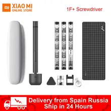 Xiaomi wowstick 1f + 1f pro mini driver de parafuso elétrico conjunto bits toolkit liga corpo luz led para telefone portátil produtos digitais