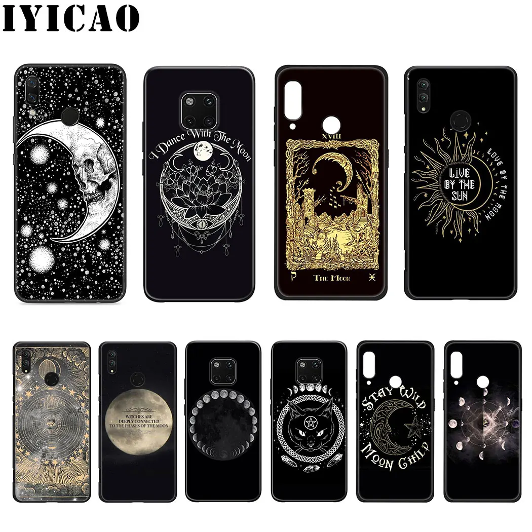 IYICAO Augur Moon Tarot Divine Мягкий силиконовый чехол для huawei mate 20 10 Lite Pro Nova 5i 4 3i 3 2i 2 |