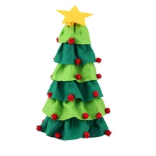 Пять звезд Рождественская елка форма бутылки вина набор Настольный Декор для ужина рождественские украшения для дома вечерние принадлежности 0816