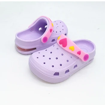 

BEST BABIES BOYS GIRLS BEACH SHOES KDIS CUTE SANDALS ANTI-SLIPS FLAT SLIPPERS FOR CHILDREN BABY PINK BLUE NAVY PURPLE SIZE 26-35