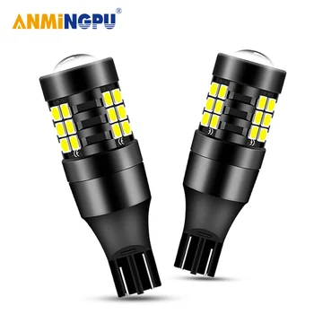 

ANMINGPU 2x Signal Lamp W16W T15 Led Bulb 3030SMD W16W Led Canbus Backup Light Car Reverse Light Parking Lamp White Red 12V