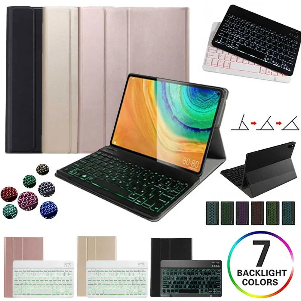 

Case For Huawei MatePad Pro 10.8 inch 2019 MRX-W09 W19 AL09 AL19 Backlight Keyboard Tablet Cover For Huawei MatePard Pro 10.8