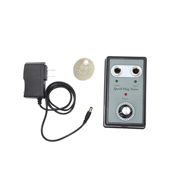 

12V Dual Hole Gasoline Car Spark Plug Tester Detectors Vehicle Analyzer Diagnostic Tool US Plug