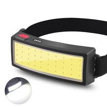 

LED Head Lamp Headlamp 3 Model COB USB Rechargeable Electric Display Outdoor Fishing New Style