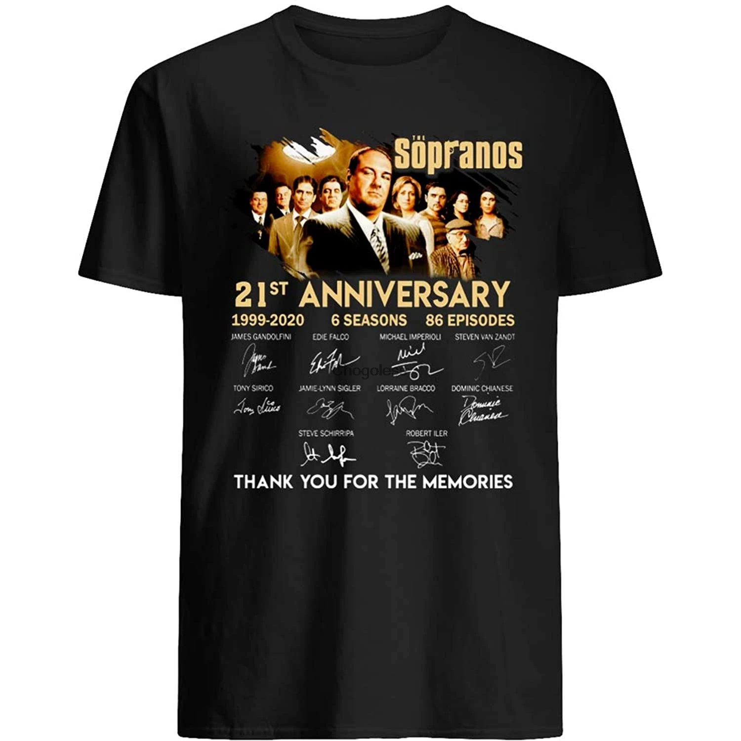 # Сопрано литой 21st Юбилей 1999-2020 6 сезонов 86 серий подарок графическая Мужская