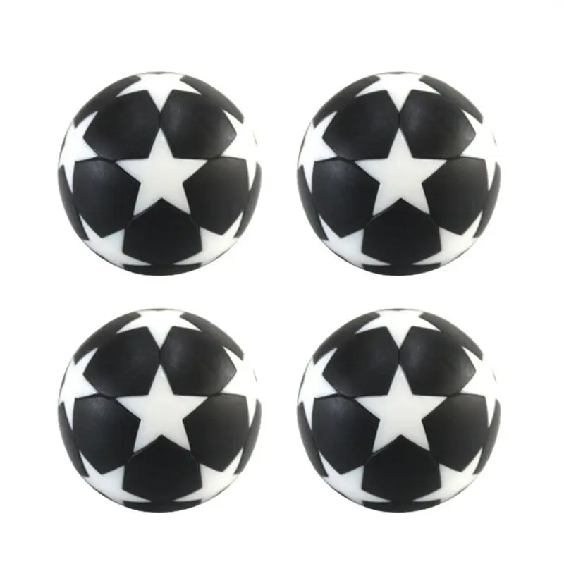 6pcs 32mm Table Soccer Foosball Fussball Football Machine Accessories Replacements Mini Black and White Ball Kids Indoor Games table football game,tabletop soccer game