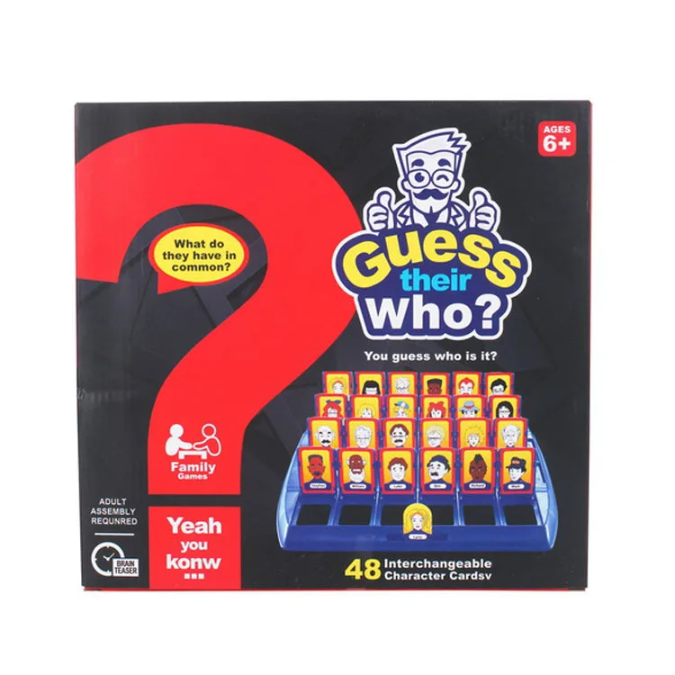 

CHILDREN'S Toy Guess Who Game Chess Parent And Child Party Game Toy Educational ENLIGHTEN Toy