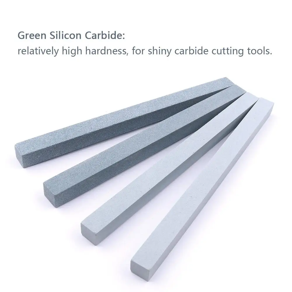 

4Pcs grit 120# 240# 320#x2 Whetstone Kit Green Silicon Carbide Grinding Stone Oilstone Knife Sharpening Stone High Hardness