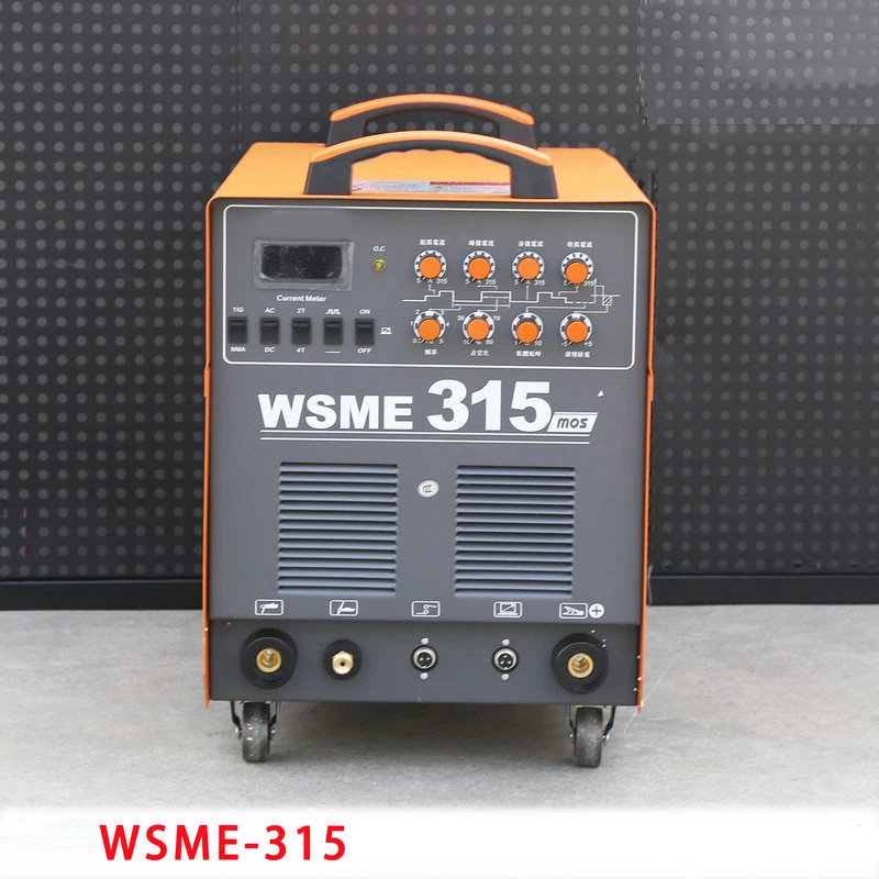 Инвертор AC DC квадратная волна аргонно-дуговой сварочный аппарат WSME315 аппарат для ручной сварки алюминия Сварка двойного назначения аргоновая газовая смесь