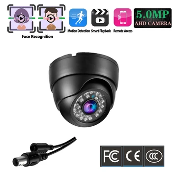 

HD 5MP CCTV Room Dome AHD Camera Indoor Waterproof Face record Night Vision IR-Cut filter P2P Onvif XMEYE In Surveillance Camera