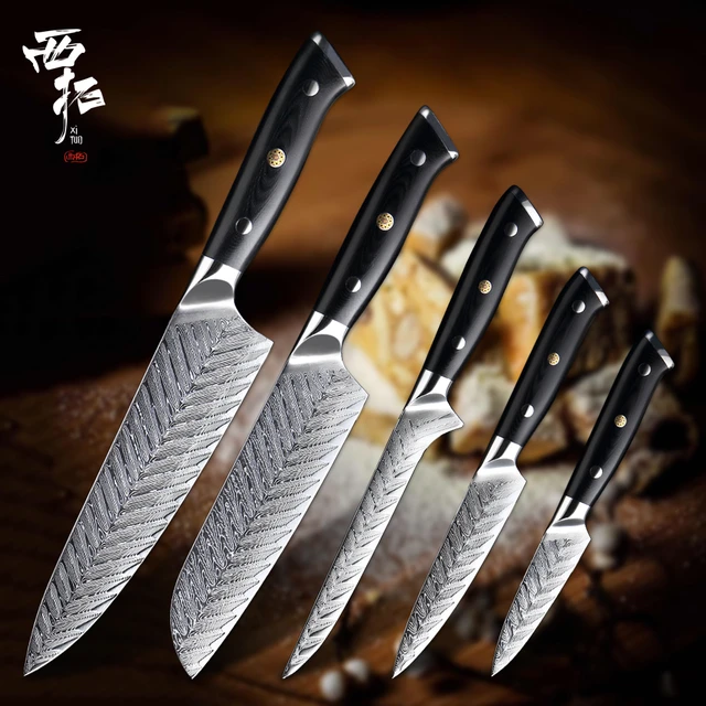 Xituo Kitchen Knives Set Chef Knife  Knife Set Damascus Steel Vg10 -  Kitchen Knives - Aliexpress