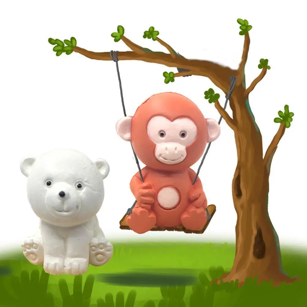 

1pc Random Farm Simulation Mini Animal Model Small Statue Home Gift For Kids Accessories Toy Plastic Figurine Figures Decor M5U3