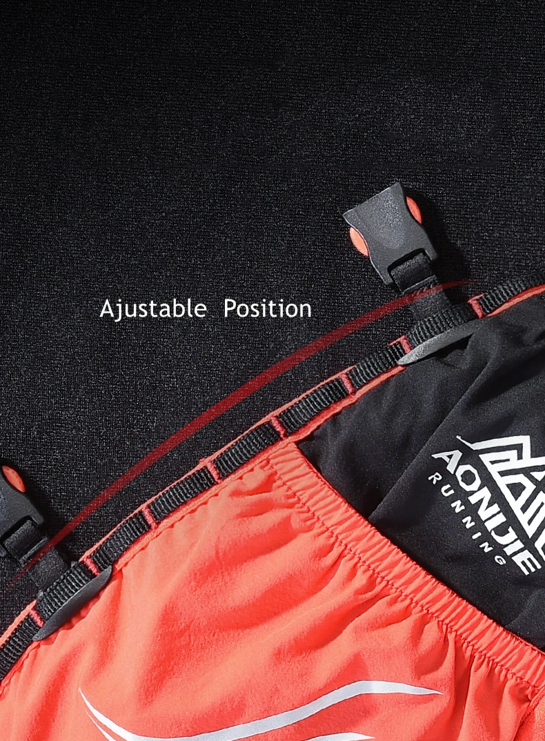 Mochila leve para corridas aonijie, mochila estilo