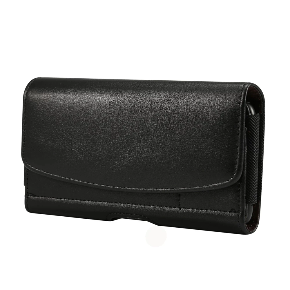 

Universal Pouch Leather Case 4.8/5.2/5.5/6.5 inch for iPhone Samsung Huawei Xiaomi with Card Holder Belt Clip Holster Phone Bag