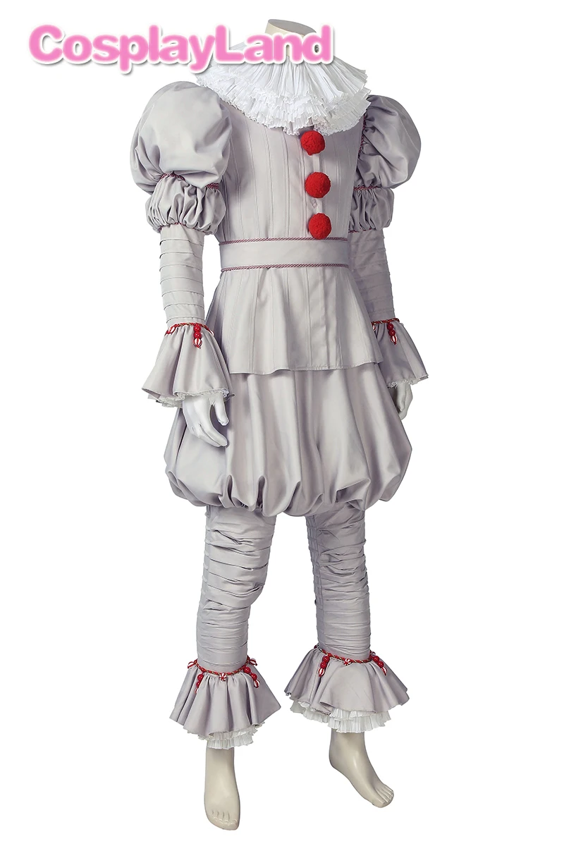 Стивен Кинг это 2 Косплей Костюм это танцующий клоун Pennywise Хэллоуин костюм косплей из фильма наряд сапоги полный костюм