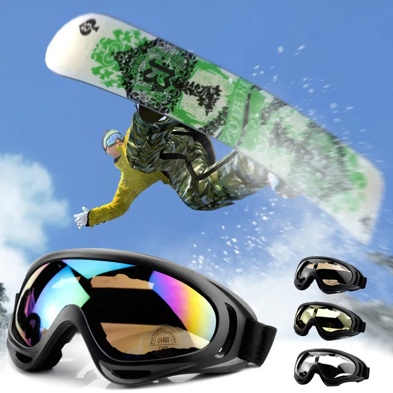 

1pcs winter windproof skiing goggles mountain skiing Anti-fog big ski mask glasses skiing men women outdoor supplies