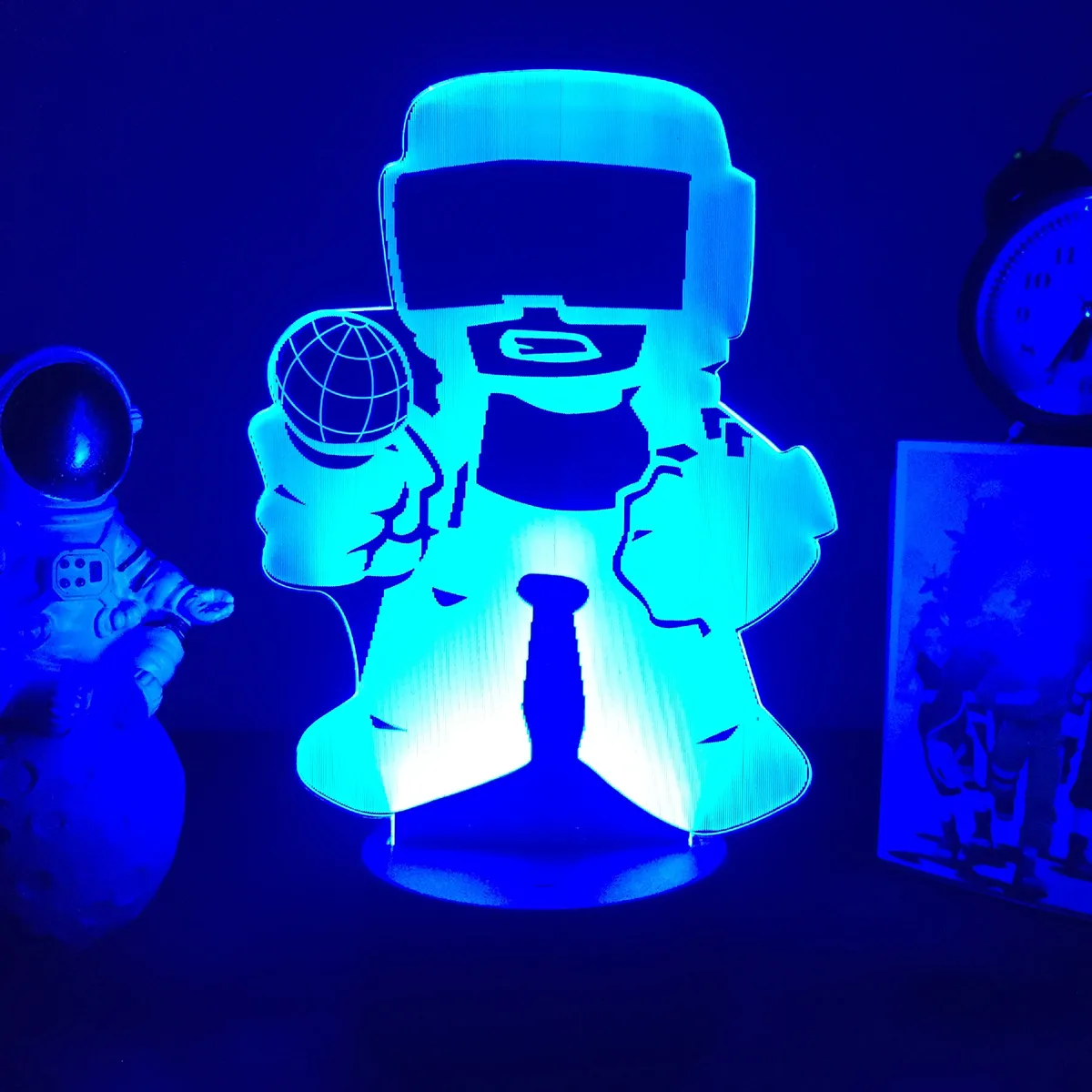 candle night Anime New Game Friday Night Funkin Figure Night Light Lamp Pico Figure For Bedroom Decor Bedside Lamp Kids Gamers Birthday Gift motion sensor night light Night Lights