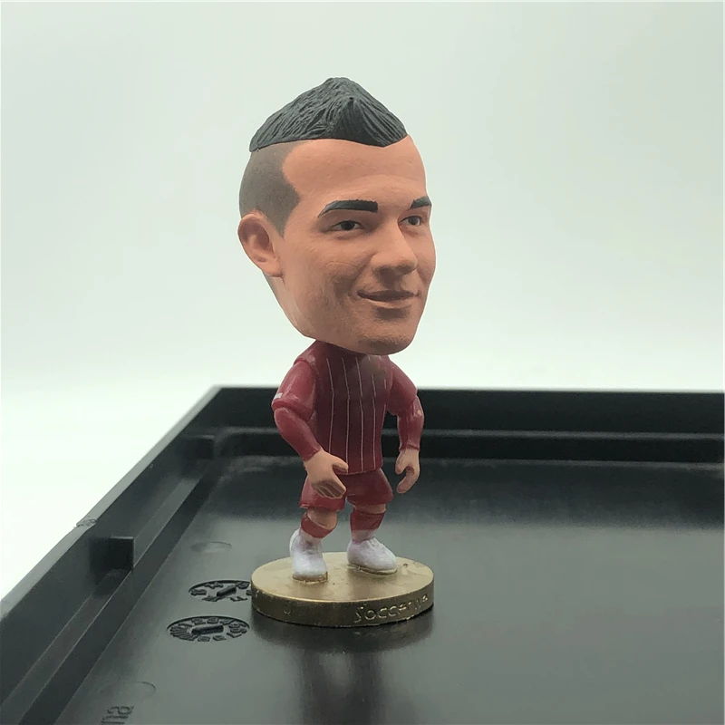 

Soccerwe 2.55 Inches Football Cartoon Star Dolls LIV# 23# Shaqiri Figurines 2020 for Children Christmas Gift Toy