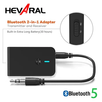 

Wireless Bluetooth Adapter APTX Receiver Transmitter 2 In 1 Bluetooth 5.0 Audio Transmission Stable Stereo Music For TV PC CAR