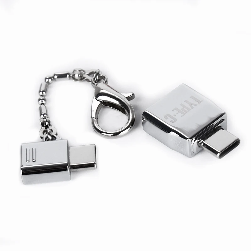 Набор адаптеров для ключей Type C OTG Micro USB и конвертер синхронизации данных зарядный