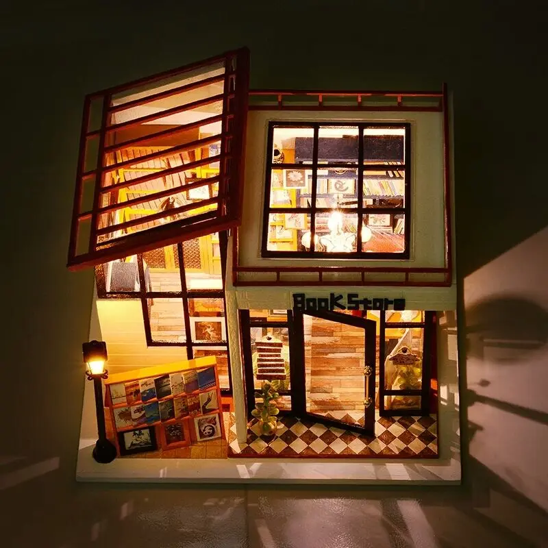 DIY-Doll-House-Miniature-Dollhouse-With-Furnitures-Wooden-House-Miniaturas-Toys-For-Children-New-Year-Christmas (3)